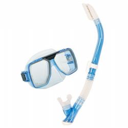 Tusa Liberator Mask and Snorkel set with corrective lenses